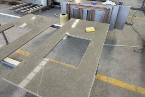 Special Grey Quartz Countertop and Vanity Top