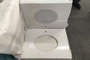 Super White Quartz Vanity Top