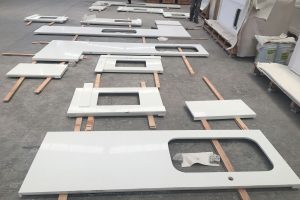 Super White Quartz Vanity Top