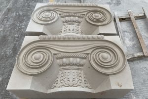 Portugal Beige Limestone CNC Carving