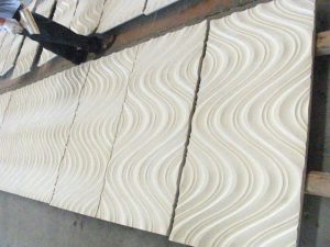 White Limestone CNC Carving