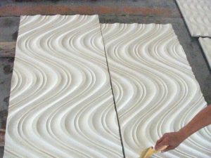 White Limestone CNC Carving