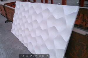 White Limestone CNC Carving